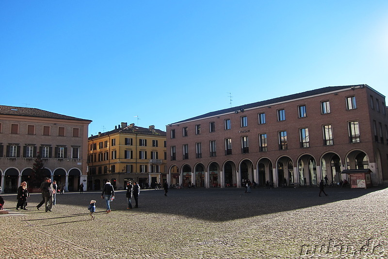 Piazza Grande in Modena, Italien