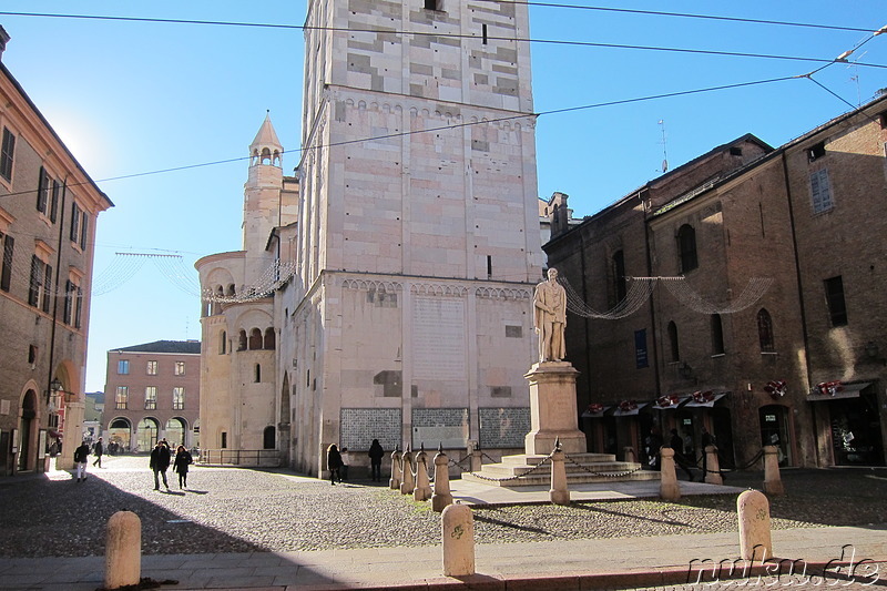 Piazza Grande in Modena, Italien