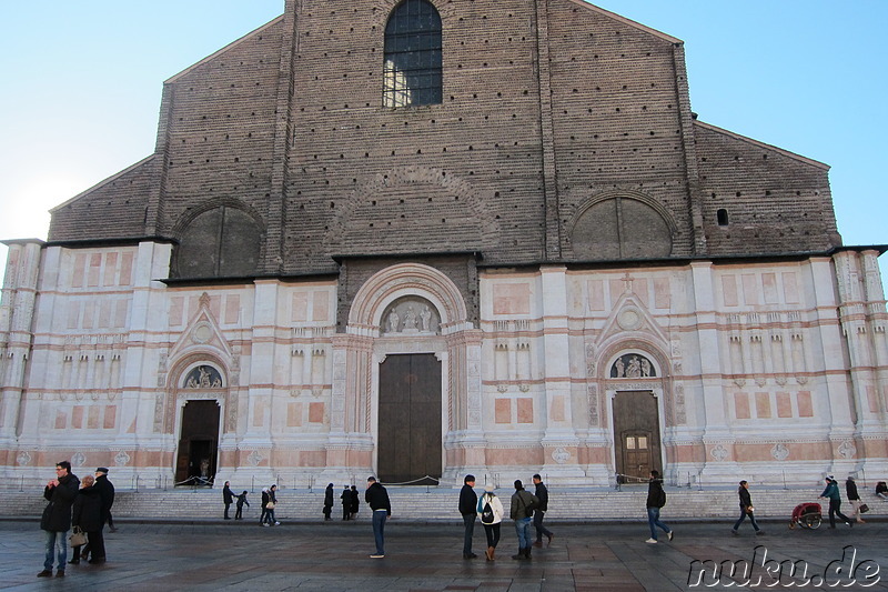 Piazza Maggiore in Bologna, Italien