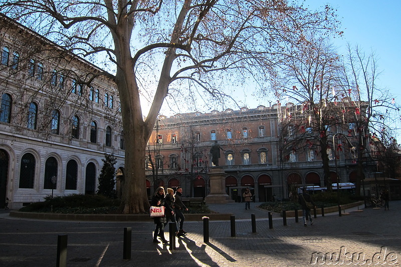 Piazza Minghetti in Bologna, Italien