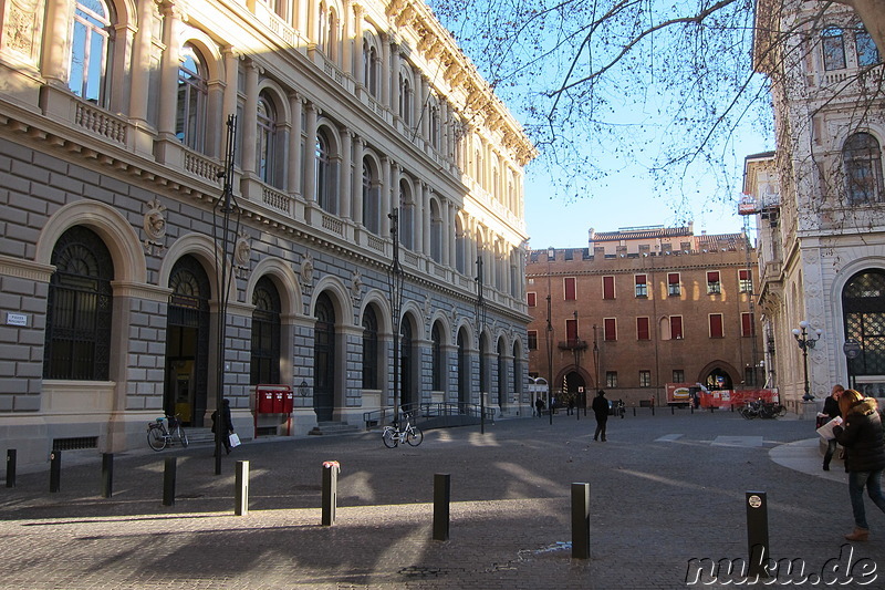 Piazza Minghetti in Bologna, Italien