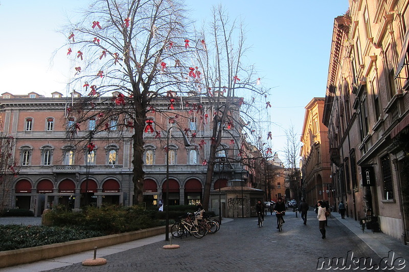 Piazza Minghetti in Bologna, Italien