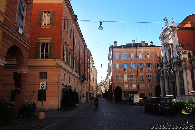 Piazza Roma in Modena, Italien