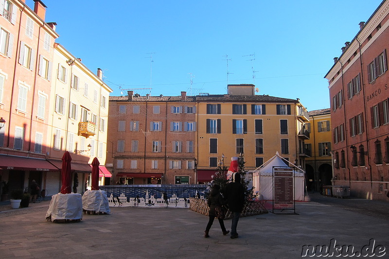 Piazza XX Settembre in Modena, Italien