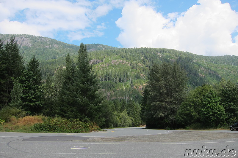 Picknick am Kennedy Lake auf Vancouver Island, Kanada