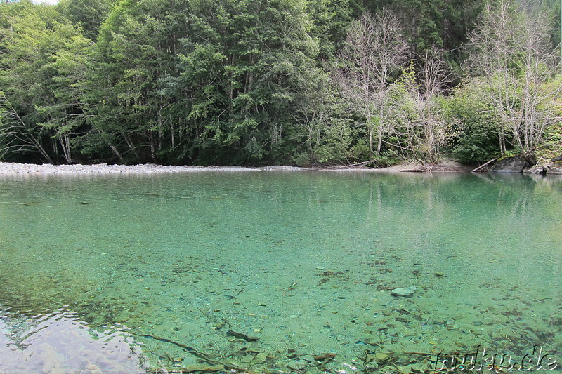 Picknick am Kennedy Lake auf Vancouver Island, Kanada