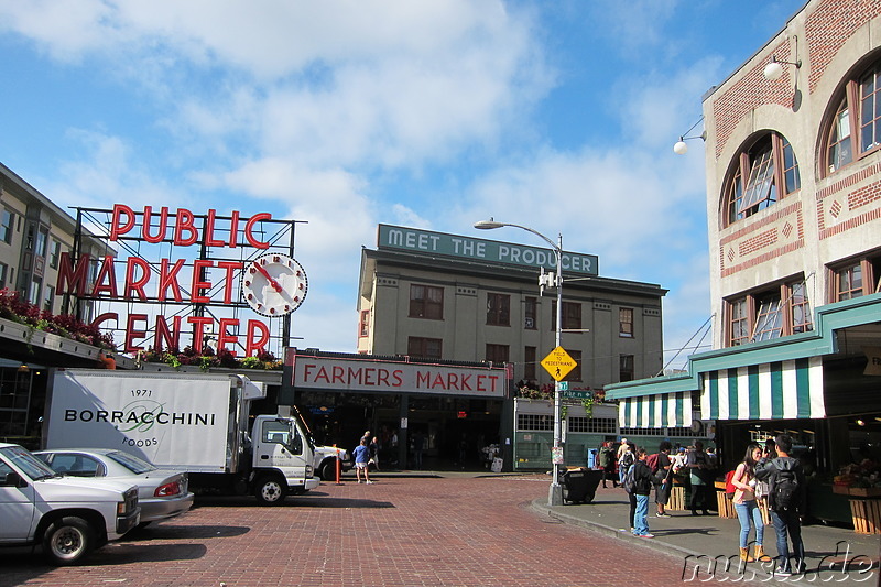 Pike Place Market - Markt in Seattle, U.S.A.