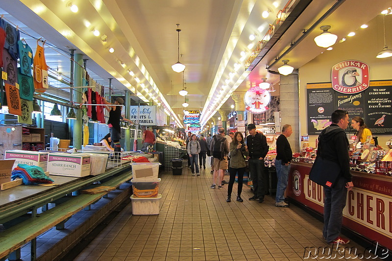 Pike Place Market - Markt in Seattle, U.S.A.