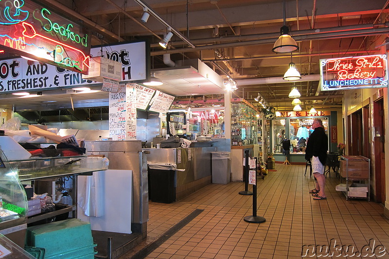 Pike Place Market - Markt in Seattle, U.S.A.