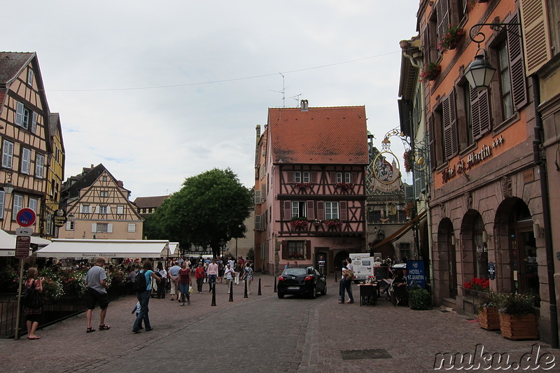 Place de l' Ancienne Douane in Colmar, Frankreich