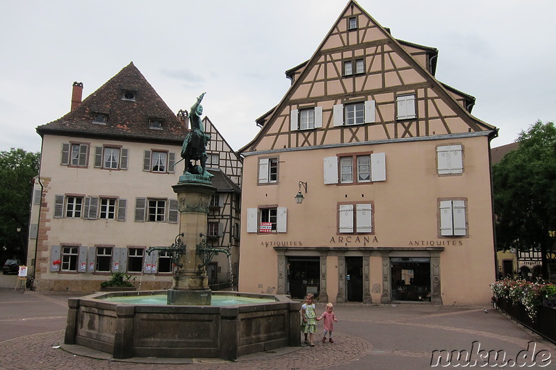 Place de l' Ancienne Douane in Colmar, Frankreich
