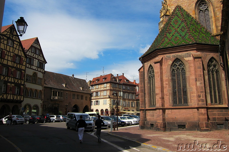 Place de la Cathedrale in Colmar, Frankreich