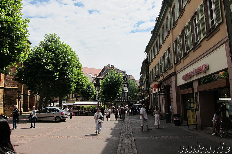 Place de la Cathedrale in Colmar, Frankreich