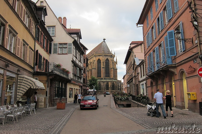 Place de la Cathedrale in Colmar, Frankreich