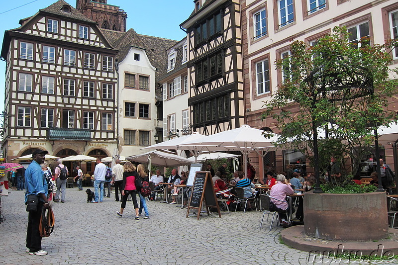 Place de la Grande Boucherie in Strasbourg, Frankreich