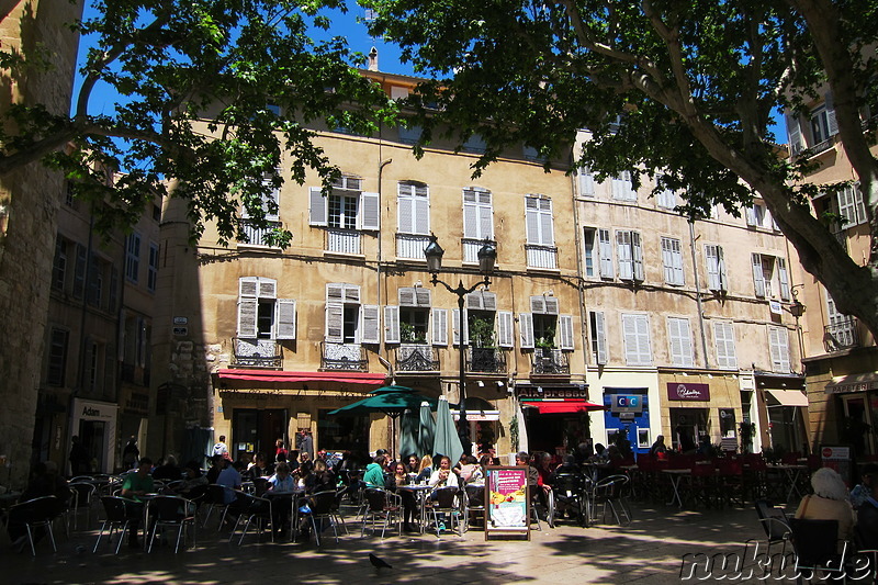 Place de l'Hotel de Ville - Platz in Aix-en-Provence, Frankreich