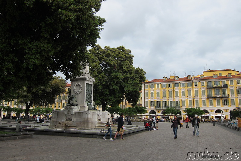 Place Garibaldi - Platz in Nizza, Frankreich