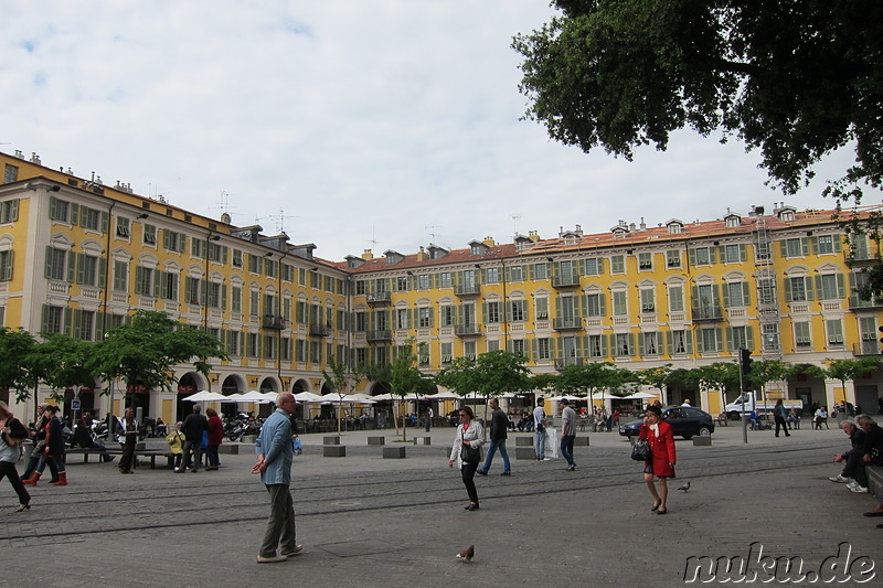 Place Garibaldi - Platz in Nizza, Frankreich