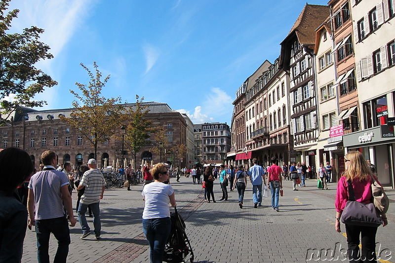 Place Kleber in Strasbourg, Frankreich