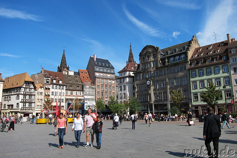 Place Kleber in Strasbourg, Frankreich