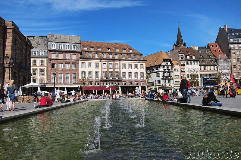 Place Kleber in Strasbourg, Frankreich