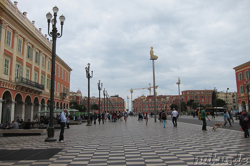 Place Massena - Platz in Nizza, Frankreich