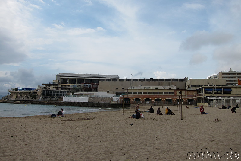 Plage des Catalans - Strand in Marseille, Frankreich