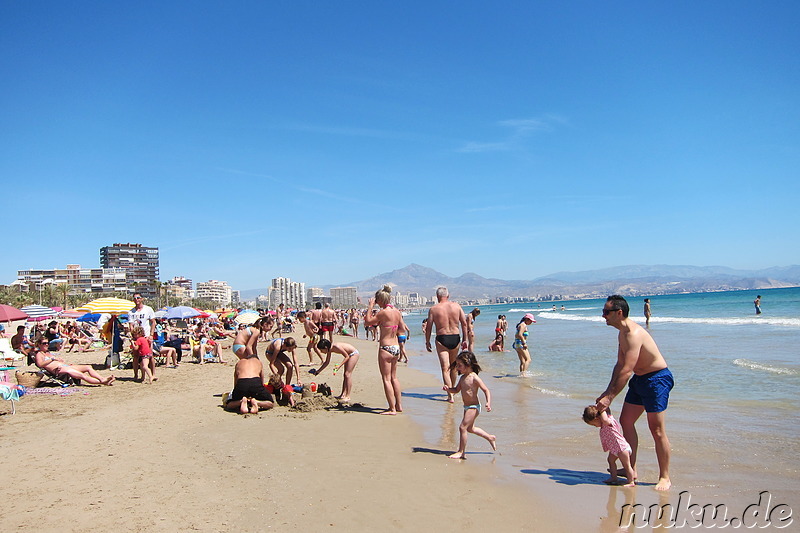 Playa de San Juan - Strand in Alicante, Spanien