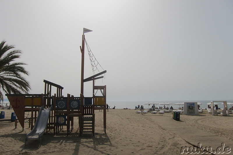 Playa del Postiguet - Strand in Alicante, Spanien