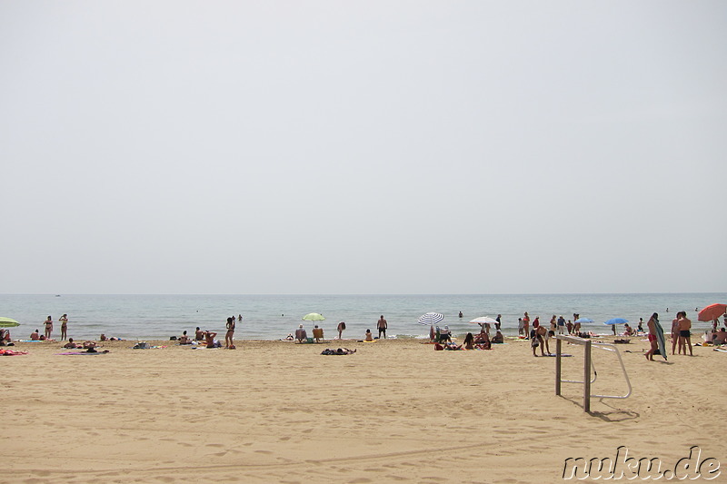 Playa del Postiguet - Strand in Alicante, Spanien