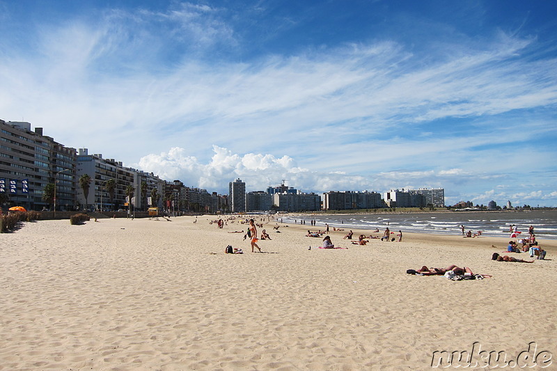 Playa Pocitos - Strand in Montevideo, Uruguay