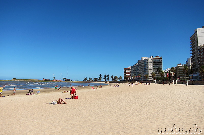 Playa Pocitos - Strand in Montevideo, Uruguay