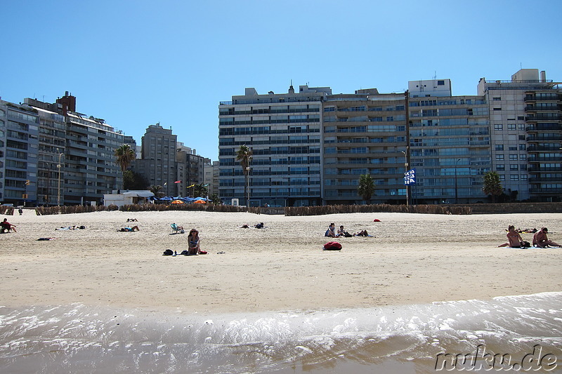 Playa Pocitos - Strand in Montevideo, Uruguay