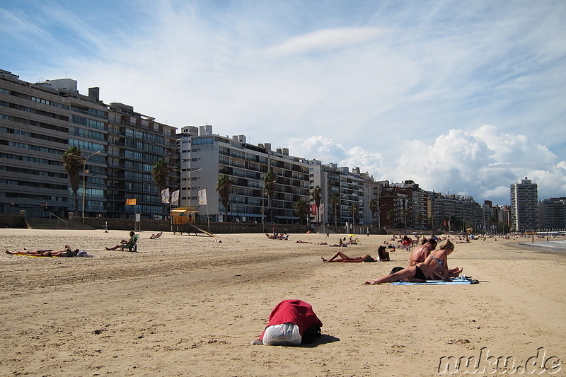 Playa Pocitos - Strand in Montevideo, Uruguay