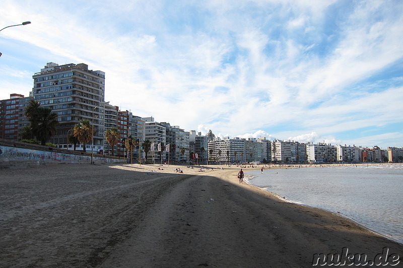 Playa Pocitos - Strand in Montevideo, Uruguay