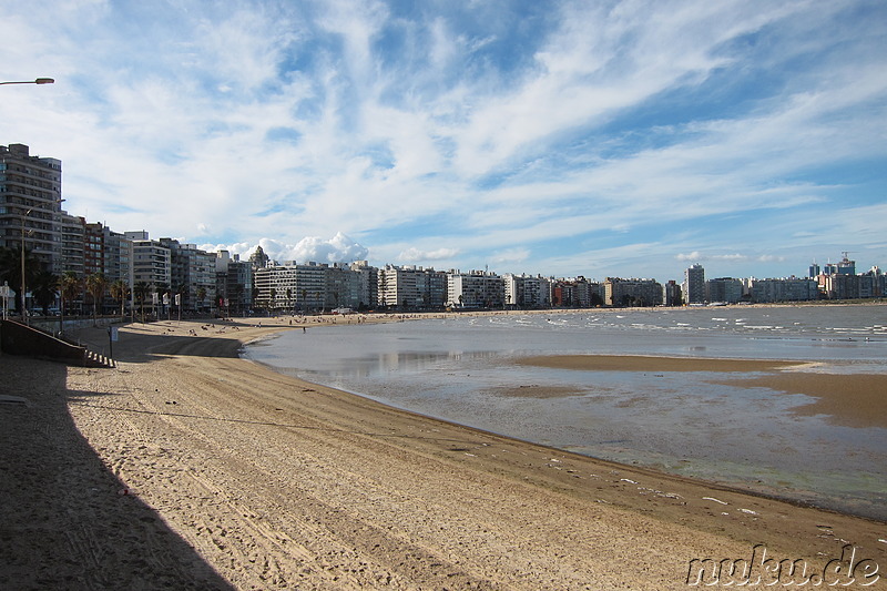 Playa Pocitos - Strand in Montevideo, Uruguay