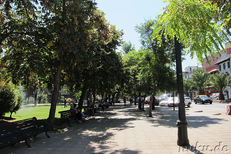 Plaza Brazil in Santiago de Chile