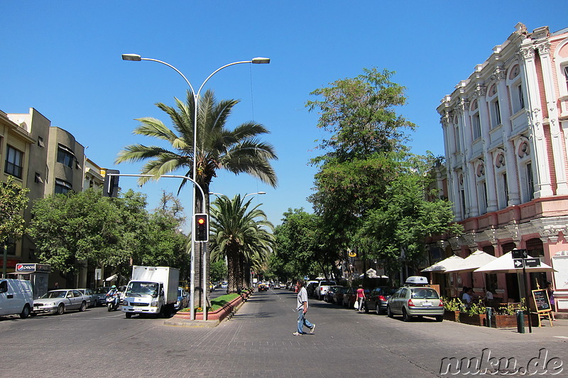 Plaza Brazil in Santiago de Chile