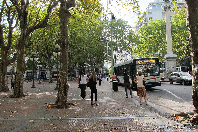 Plaza Cagancha in Montevideo, Uruguay