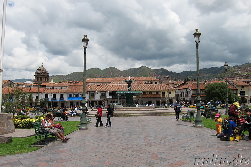 Plaza de Armas in Cusco, Peru