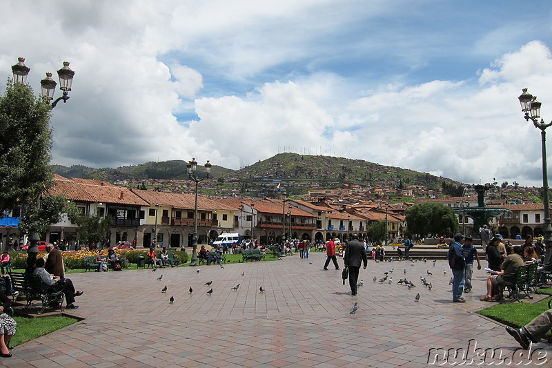 Plaza de Armas in Cusco, Peru