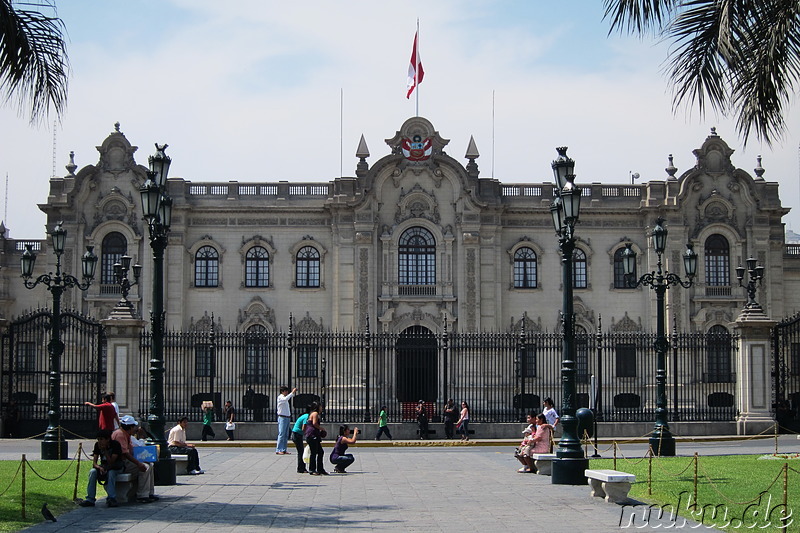 Plaza de Armas in Lima, Peru