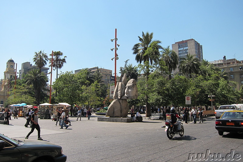 Plaza de Armas in Santiago de Chile