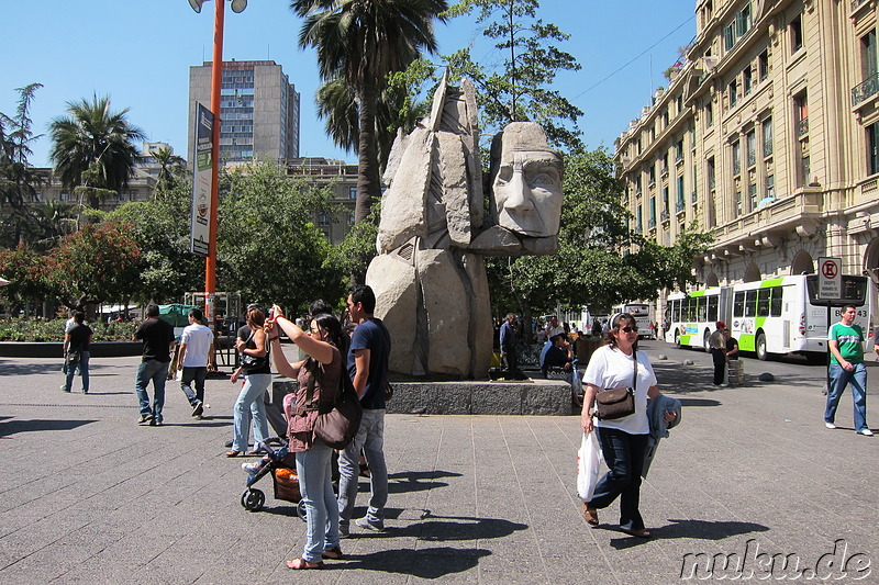 Plaza de Armas in Santiago de Chile