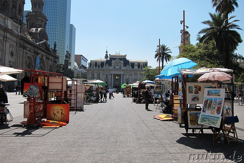 Plaza de Armas in Santiago de Chile