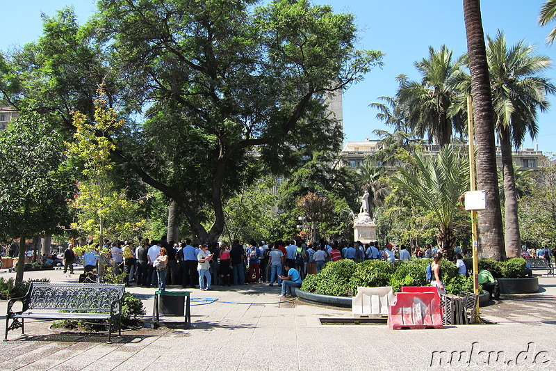 Plaza de Armas in Santiago de Chile