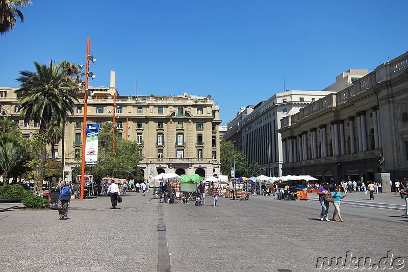 Plaza de Armas in Santiago de Chile