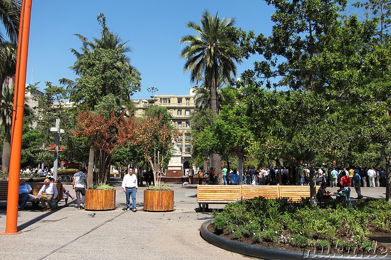 Plaza de Armas in Santiago de Chile