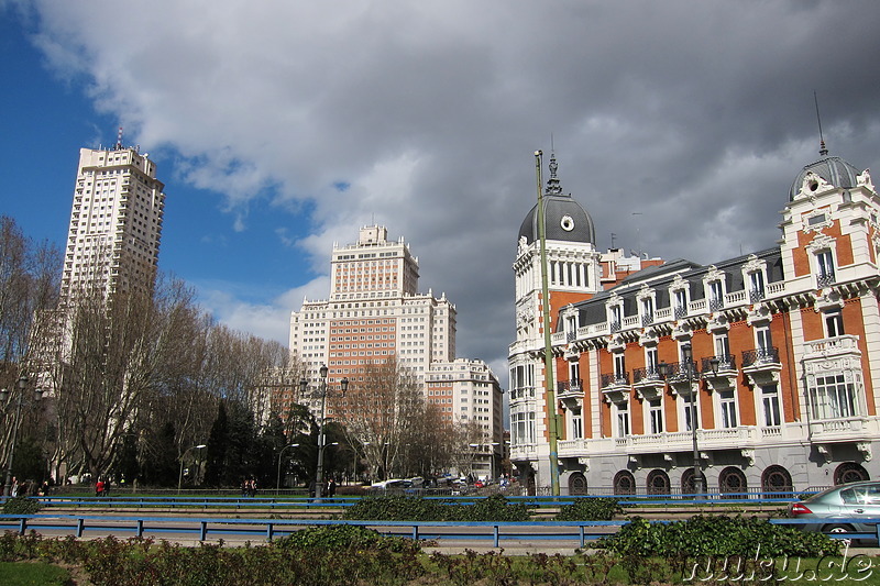 Plaza de Espana in Madrid, Spanien