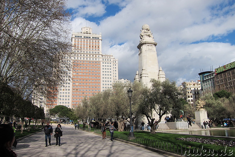 Plaza de Espana in Madrid, Spanien